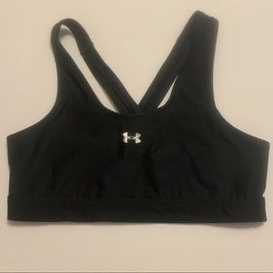 Under Armour size medium black sports bra